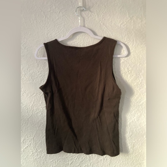 Chico's Embroidered Tank Top (Size 2) - Picture 4 of 4